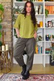 Clemmie Box Knit Olive Marl
